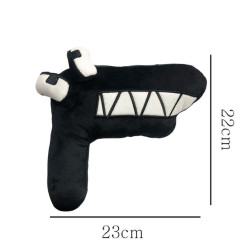 Plyšové písmenká 19-22 cm