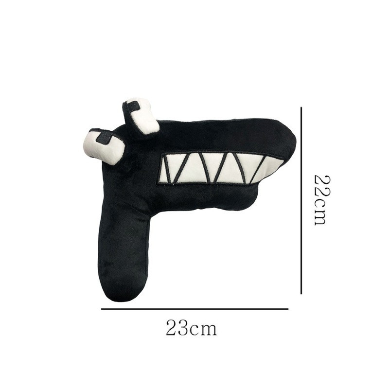 Plyšová písmenka 19-22 cm
