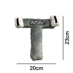 Plyšová písmenka 19-22 cm