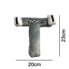 Plyšová písmenka 19-22 cm