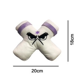Plyšové písmenká 19-22 cm