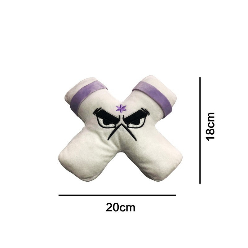 Plyšové písmenká 19-22 cm