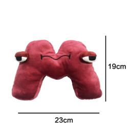 Plyšová písmenka 19-22 cm