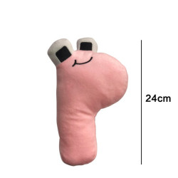 Plyšová písmenka 19-22 cm
