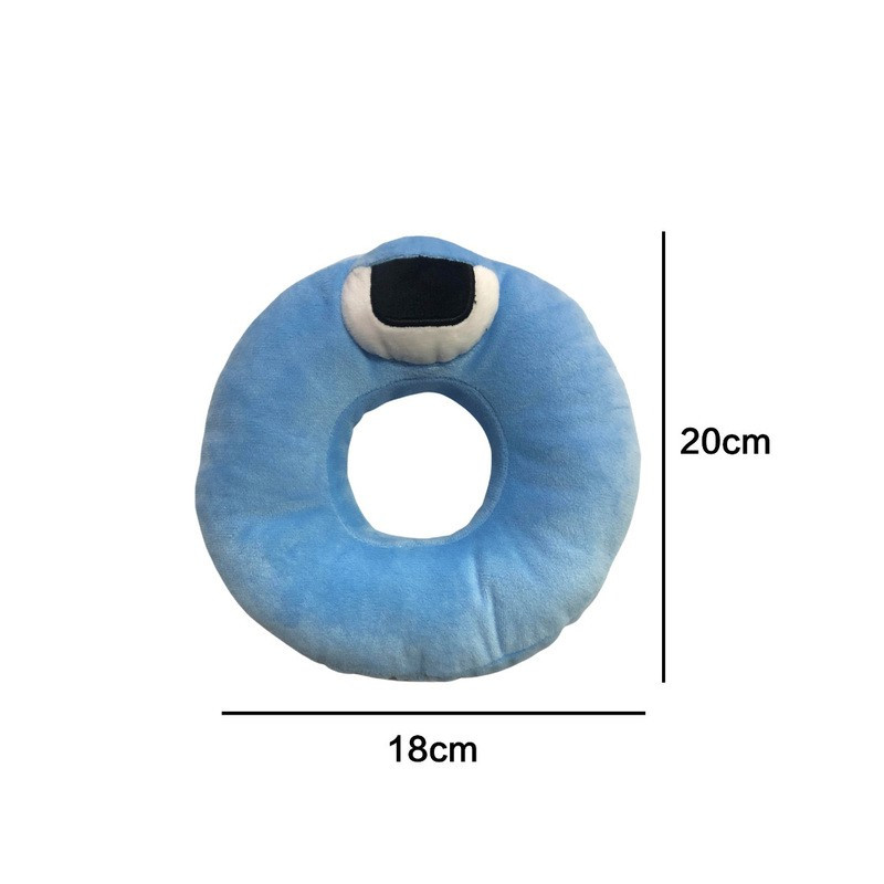 Plyšové písmenká 19-22 cm
