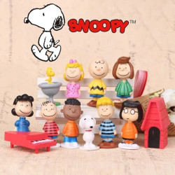 Figurky Snoopy 12 ks