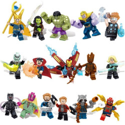 SET Figurky k LEGO Avengers 16 ks