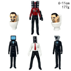 Figurky Skibidi Toilet 6 ks