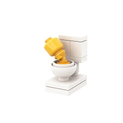 Skibidi WC Model stavebnice Hra Anime Figúrka Kreatívna zostava z tehál Legrační hračka Stolová ozdoba Darček k narodeninám pre