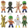 16pcs/8pcs Cartoon Game Stumble Fall Guys Action Figure Toy Pvc Model Statue Anime Collection Dolls Kids Gifts - Action Figures
