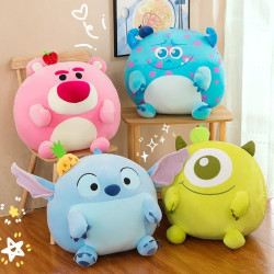 Plyšové hračky Stitch, Mike, Sullivan a Lotso 30/40/55 cm