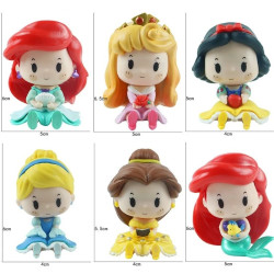 Set figurek princezny 6 ks