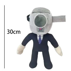 Set Plyšové hračky Skibidi Toilet 30 cm / 5 ks