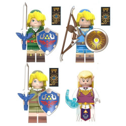 Figurky Zelda 4 ks k LEGO