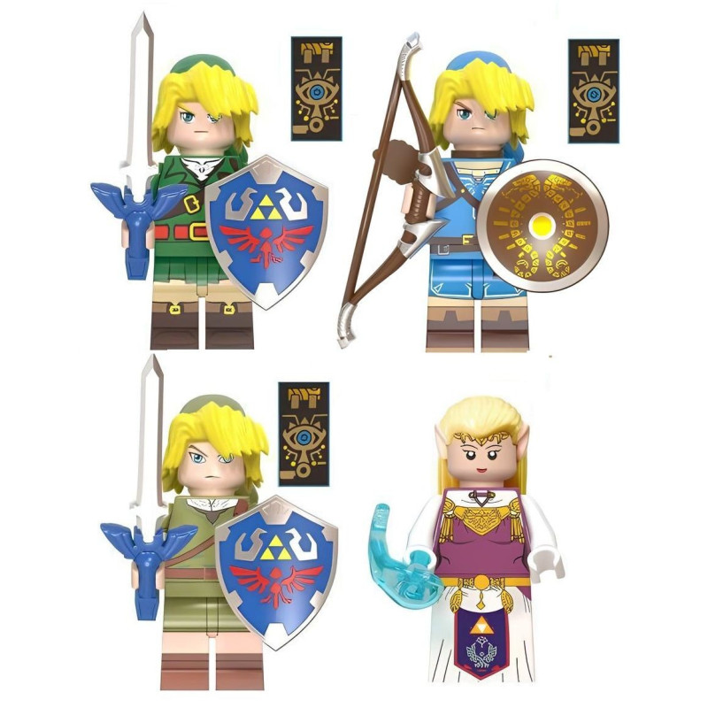 Figurky Zelda 4 ks k LEGO