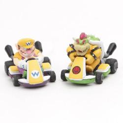 8pcs/lot Super Mario Cartoon Pull Back Cars Racing game toys Luigi Bowser Koopa Mushroom Action Figure Toys Gifts| | - Bartis.cz