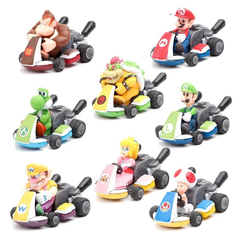 Set figurek Super Mario 8 ks