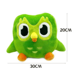 Plyšový maskot Duolingo sova 30 cm