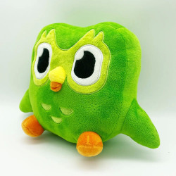 Plyšový maskot Duolingo sova 30 cm