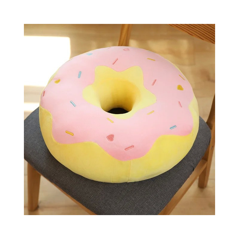 Plyšový vankúš Donut 38/58 cm