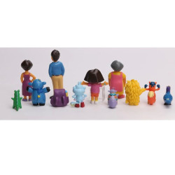 Figurky Dora průzkumnice 12 ks
