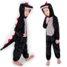 Cute Kids Animal Dinosaur Kugurumi Costume Cosplay Boys Child Green Black Kindergarten School Party Student Game Role Play Suit