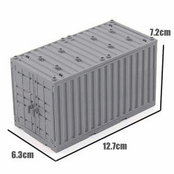 MOC Military Container Building Blocks Box Toys for Boys WW2 War Base Technical Bricks Creative DIY Juguete Bloques Brinquedos|