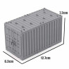 MOC Military Container Building Blocks Box Toys for Boys WW2 War Base Technical Bricks Creative DIY Juguete Bloques Brinquedos|