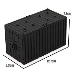 MOC Military Container Building Blocks Box Toys for Boys WW2 War Base Technical Bricks Creative DIY Juguete Bloques Brinquedos|