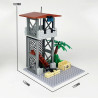 World War 2 WW2 Army Military Soldiers SWAT Sentry Tower Command Post Bunker Model Building Blocks Bricks Children's Toys Gift|