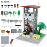 World War 2 WW2 Army Military Soldiers SWAT Sentry Tower Command Post Bunker Model Building Blocks Bricks Children's Toys Gift|