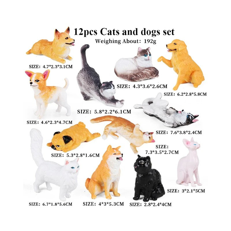 Indpls Zoo|oenux Animal Model Set - Pvc Action Figures For Kids & Collectors