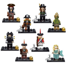 Figurky Piráti z Karibiku k LEGO 8 ks