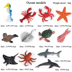 Indpls Zoo|oenux Animal Model Set - Pvc Action Figures For Kids & Collectors
