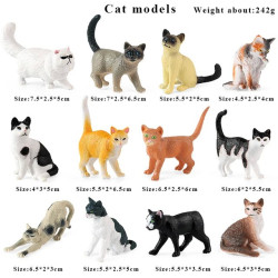 Indpls Zoo|oenux Animal Model Set - Pvc Action Figures For Kids & Collectors