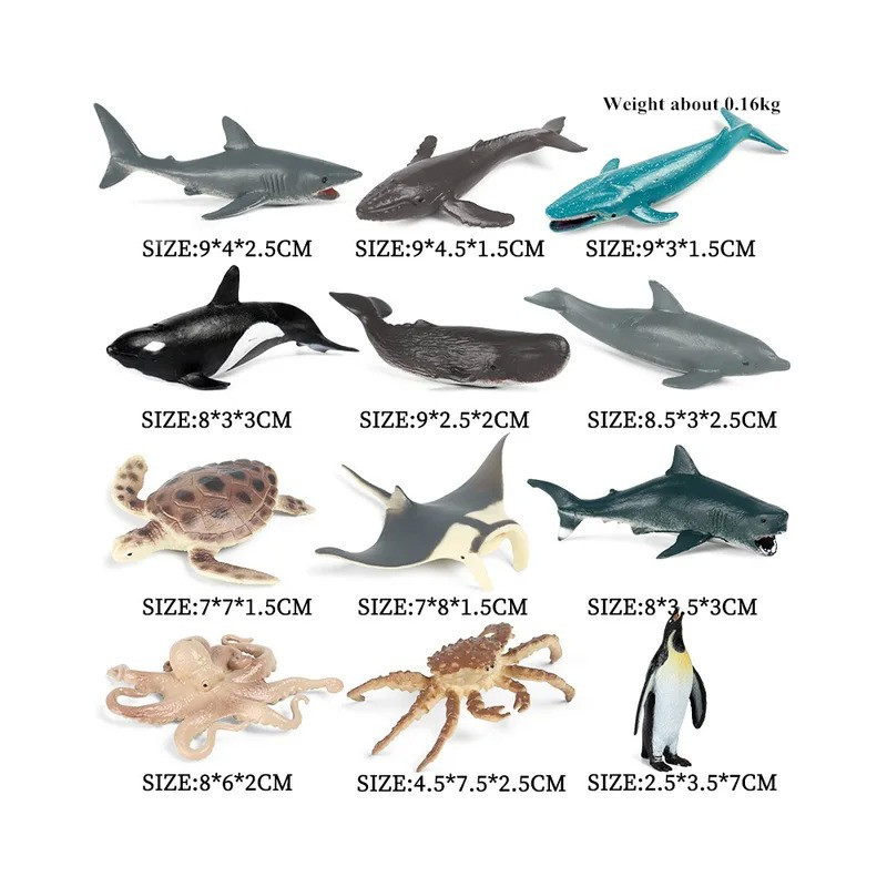 Indpls Zoo|oenux Animal Model Set - Pvc Action Figures For Kids & Collectors