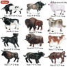 Indpls Zoo|oenux Animal Model Set - Pvc Action Figures For Kids & Collectors