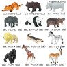 Indpls Zoo|oenux Animal Model Set - Pvc Action Figures For Kids & Collectors