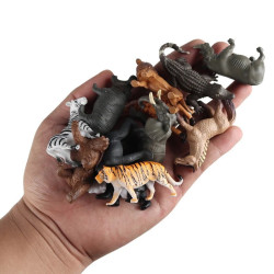 Indpls Zoo|oenux Animal Model Set - Pvc Action Figures For Kids & Collectors