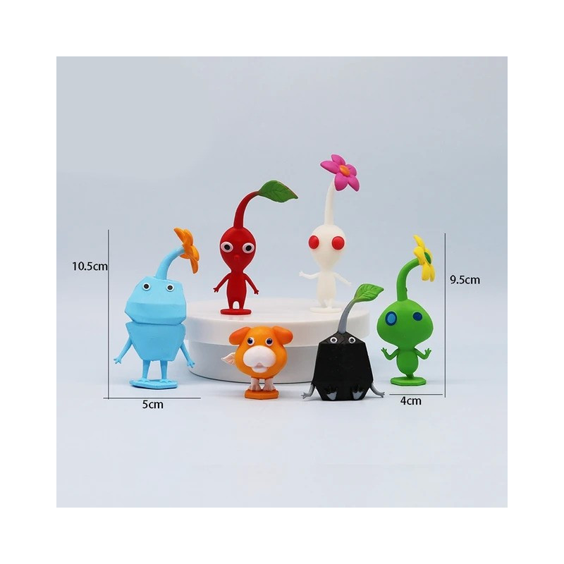 Set figúrok Pikmin 6/12 ks