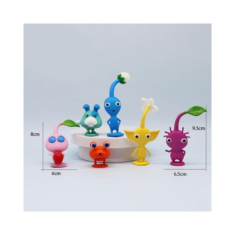 Set figurek Pikmin 6 ks