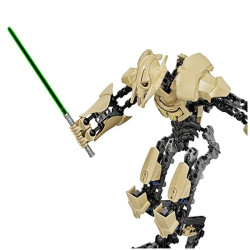 32cm Ksz714 Star Toy Anime General Robot Grievous With Lightsaber Hilt Combat Weapon Model Building Blocks Action Figure Gifts|
