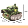 Plyšák tank 16/22/26 cm