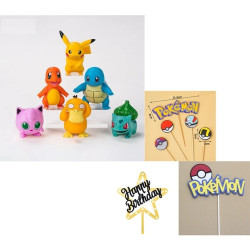 Narodeninová dekorácia na tortu Pokémon 13 ks
