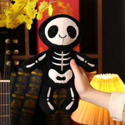 New Halloween Skeleton Bob Plush Doll Halloween Props Skeleton Throw P