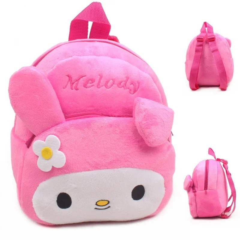 Sanrio Hello Kitty Plush Backpack Cartoon Anime Cute Backpack Kinderga