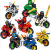 Figurky Ninjago a Motorky k LEGO 16 ks