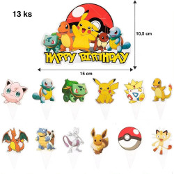 Set narozeninová dekorace Pokemon