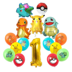 Narozeninová dekorace Pokemon