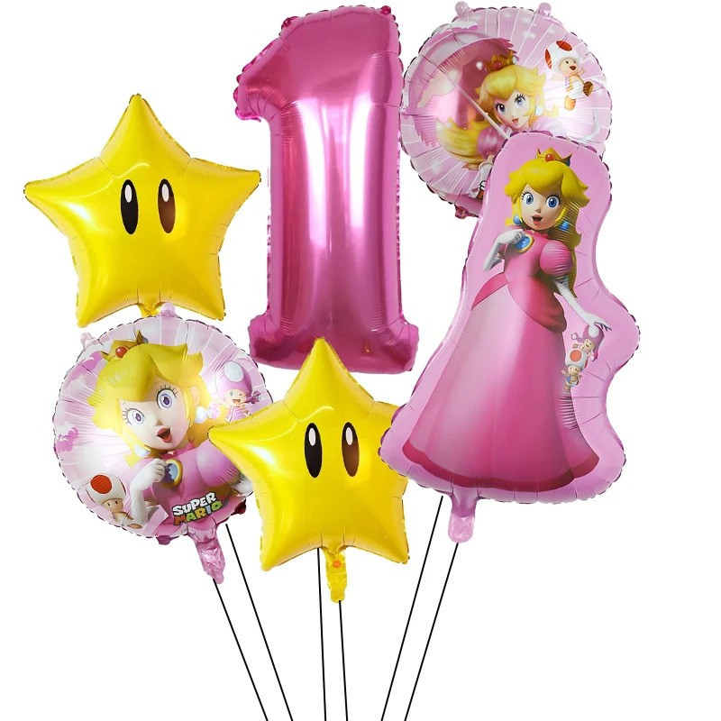 Narozeninová dekorace princezna Peach